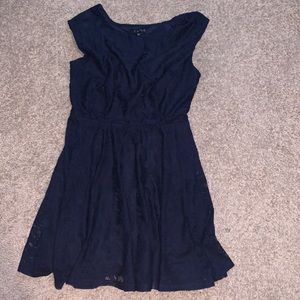 Dark blue lace dress